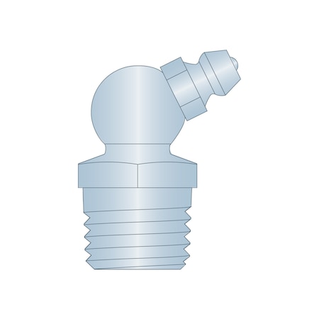 LINCOLN Fitting, Zerk, 65 Angle 1/4-18 NPT Z3 L1629